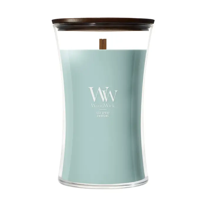 Woodwick Hourglass Candles Sea Spray 609g - Candela Profumata