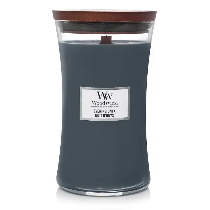 Woodwick Vaso Evening Onyx (onice) - Candela profumata - 609,5 g