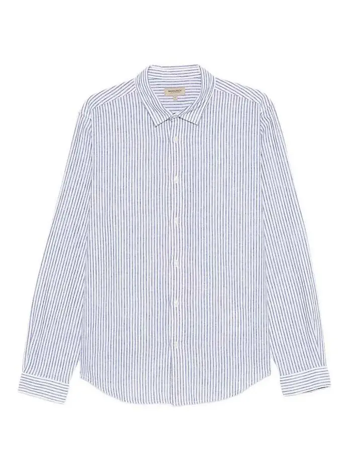 Woolrich Camicia A Righe Blu