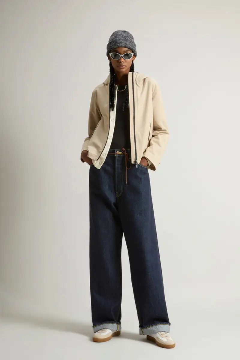 Woolrich Donna Giacca impermeabile in Light Stretch Beige