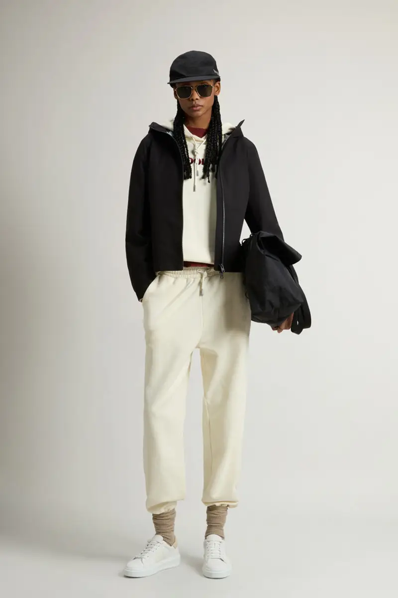 Woolrich Donna Giacca impermeabile in Light Stretch Nero