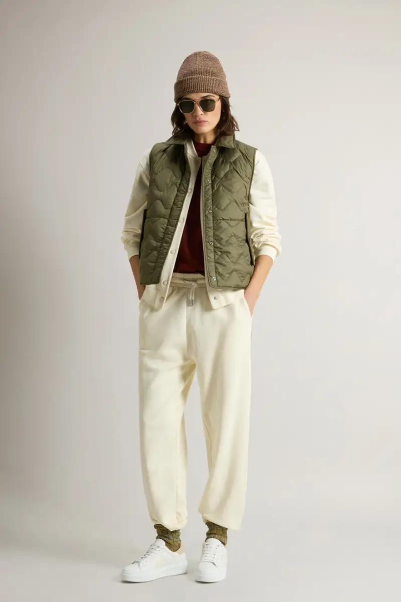 Woolrich Gilet Donna Verde 2002954