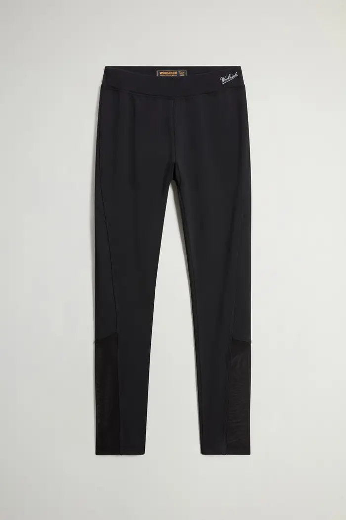 donna Leggings in interlock elasticizzato Nero Black