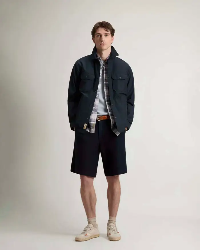 Woolrich Giacca a camicia Light Ramar Overshirt blu