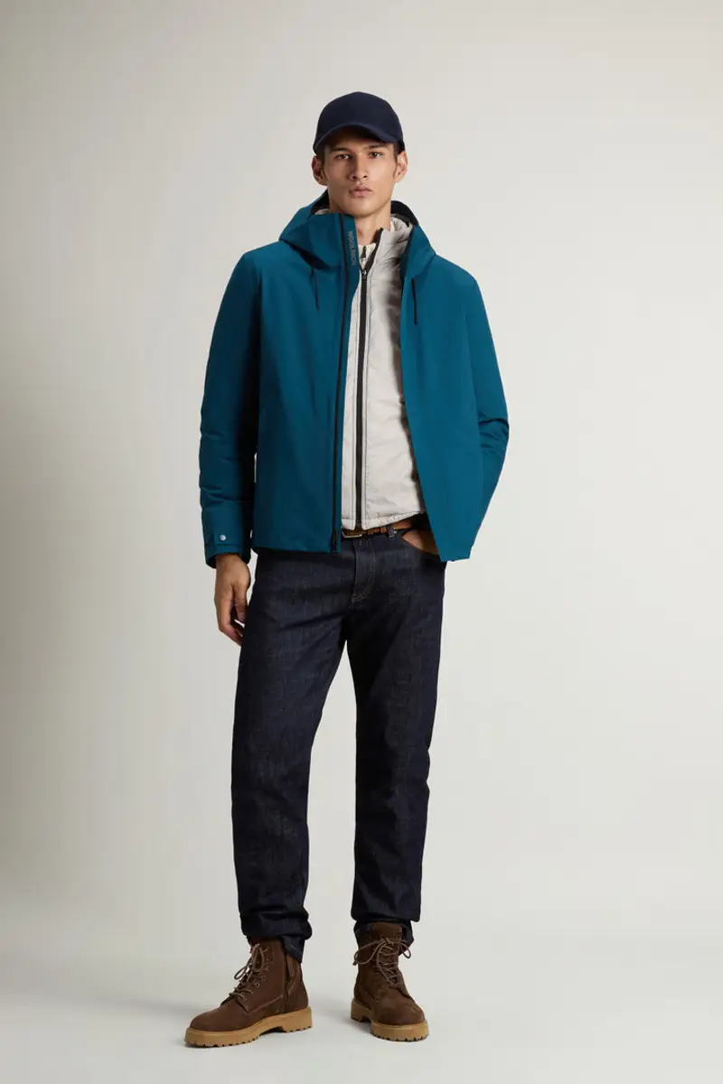 Woolrich Uomo Giacca Crestmont 3 in 1 Blu