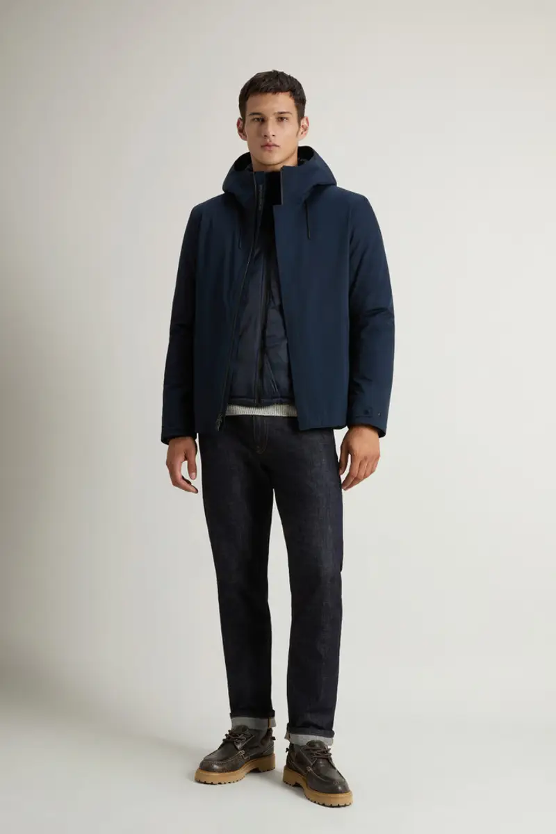 Woolrich Uomo Giacca Crestmont 3 in 1 Blu