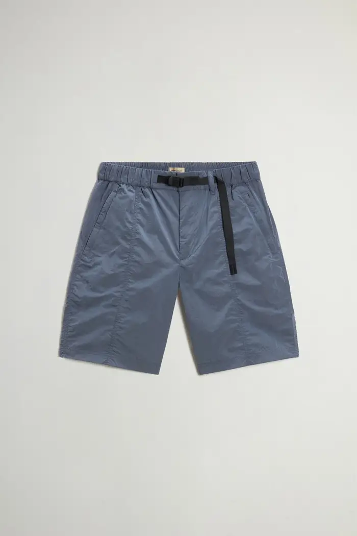 Woolrich uomo Pantaloncini in nylon Olmetex Blu Grisaille
