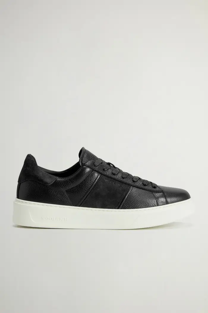 uomo Sneakers Classic Court in pelle e camoscio Blu Blue Blue