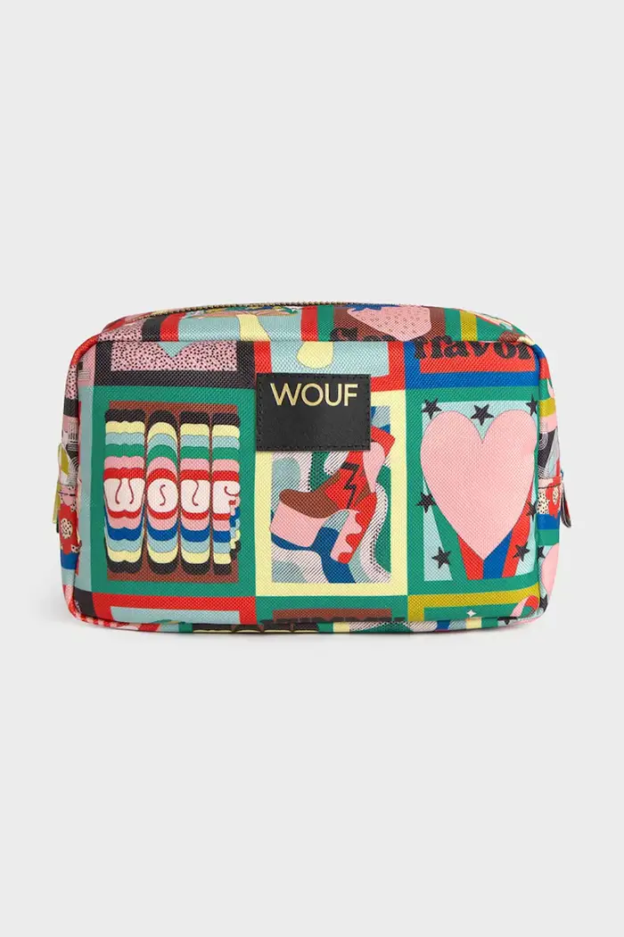 pochette (beauty case) da viaggio Discobabe 20 x 9,5 x 13 cm Multicolore