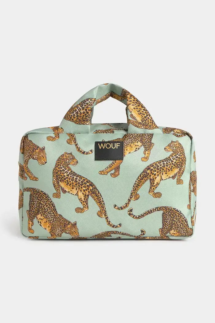 pochette (beauty case) da viaggio Emerald Leopard 29 x 13 x 18 cm Multicolore