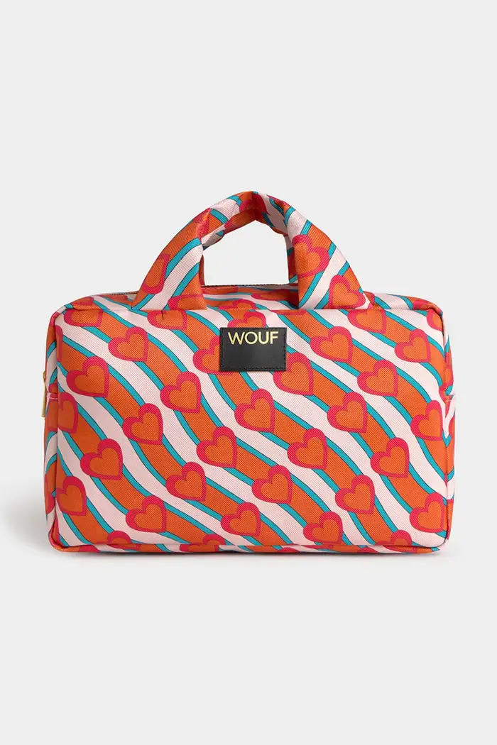 pochette (beauty case) da viaggio Heartbeat 29 x 13 x 18 cm Multicolore