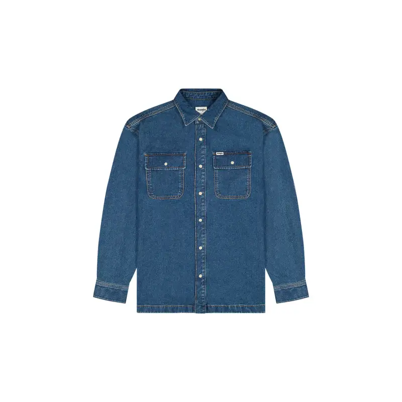 Wrangler Camicia Bleu