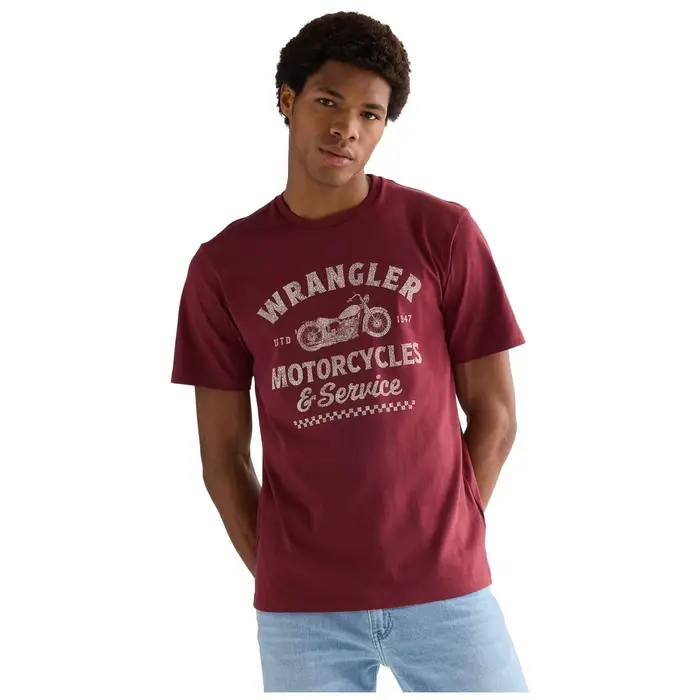 Wrangler T-shirt & Polo 112377953 Rosso
