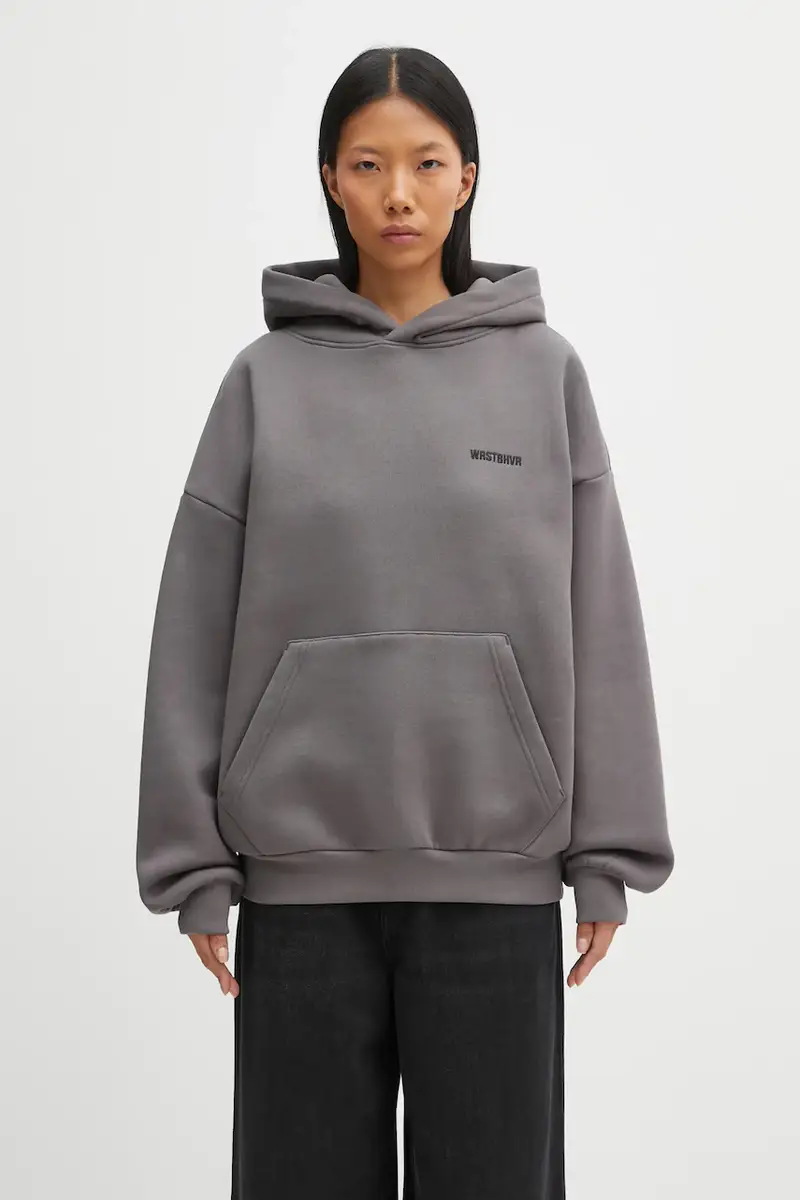 WRSTBHVR felpa Hako donna colore marrone con cappuccio U2025TT.3069