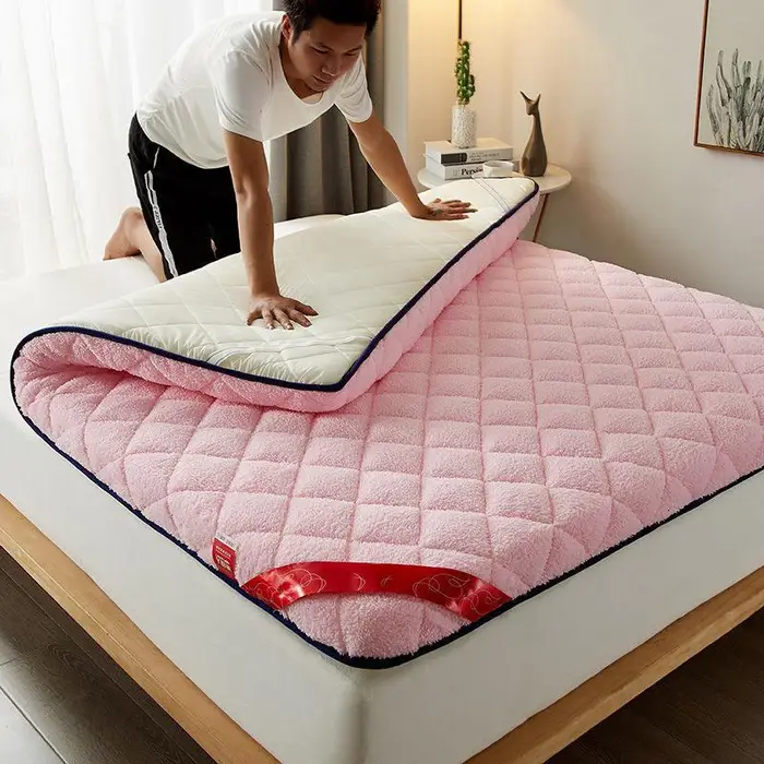 WTEMPO Camera da letto Casa Tappetino per dormire Spugna Comodo materasso caldo Tappetino Dormitorio per studenti invernali Imbottitura