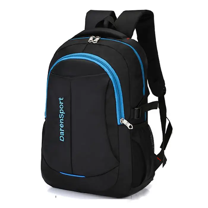 WTEMPO Zaino da uomo con tasche Zaino da viaggio per weekend di grande capacità Zaino da uomo per uomo d affari 45cm*28cm*18cm blu