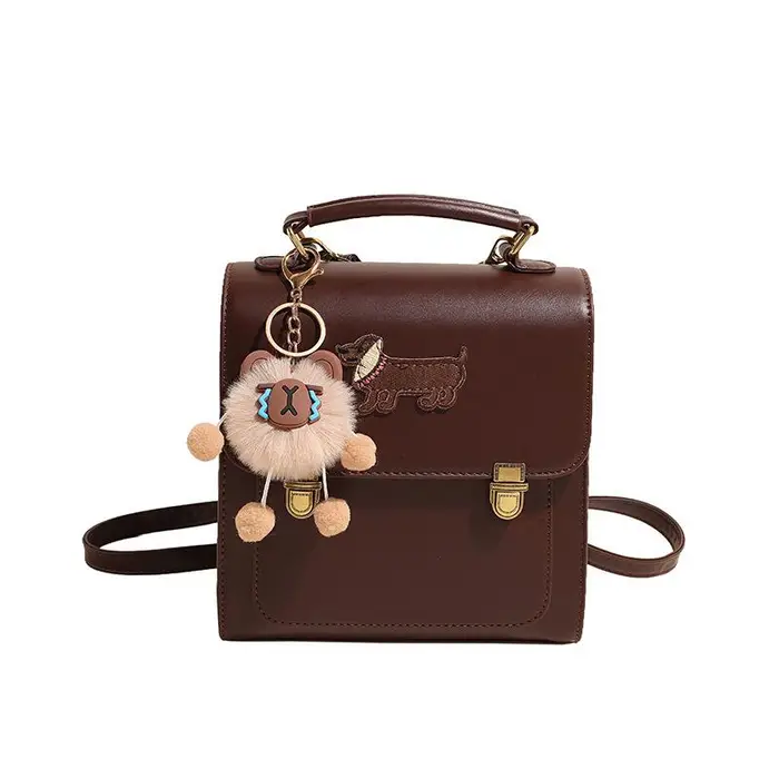 Zaino da Donna Nuova Moda Borsa a Mano da Studente Borsa Messenger Versatile Zaino da Uscita da Viaggio