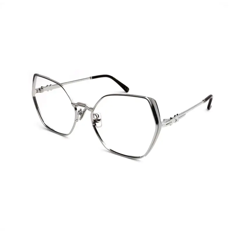 XLab Donna Midway Montature da vista Metallo Oro Squadrata Anti-luce blu