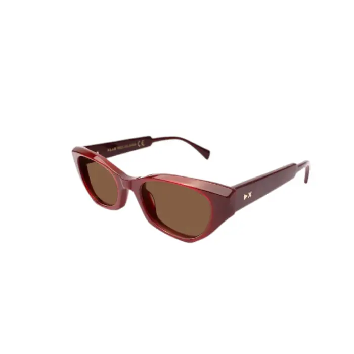 XLab Donna Irlanda Occhiali da sole Acetato Nero Azzurro Cat Eye Normale Sfumato