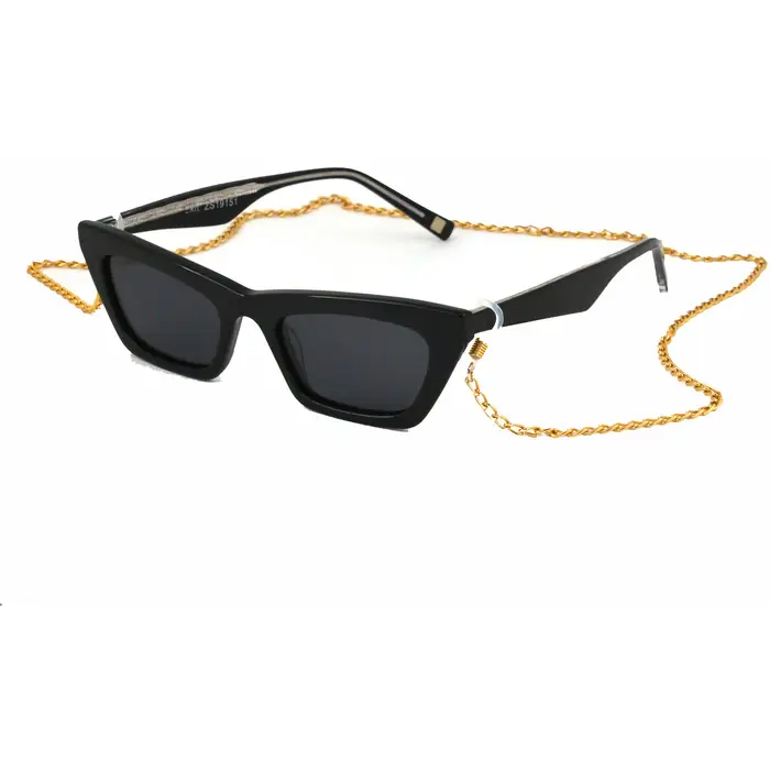 XLab Occhiali da sole BALI Occhiali da sole, Nero/Fumo, 51 mm