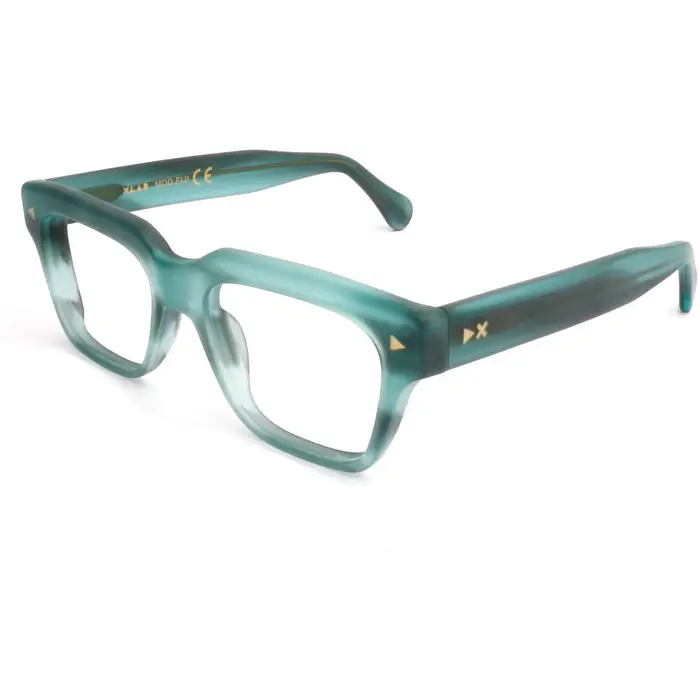XLab Occhiali da sole Fiji montatura Montature da vista, Verde striato, 52 mm
