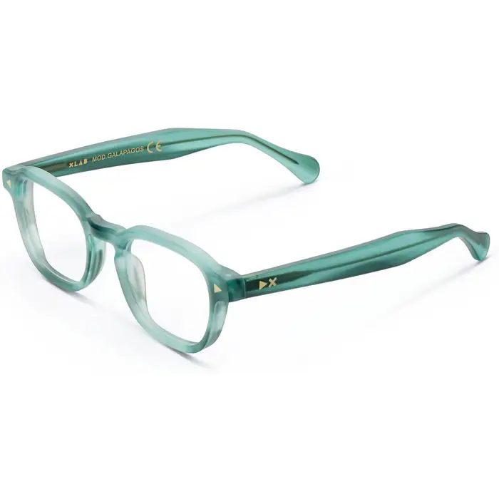 XLab Occhiali da sole Galapagos montatura Montature da vista, Verde striato, 48 mm