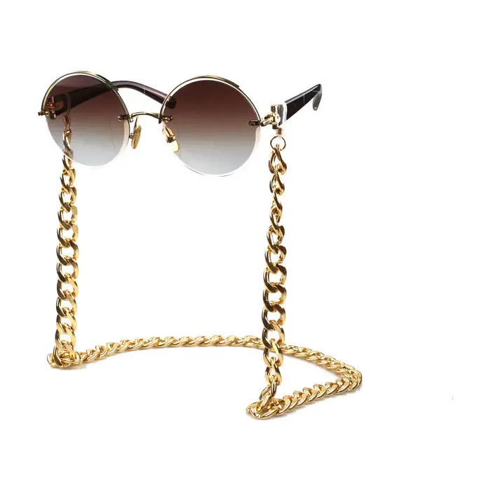 XLab Occhiali da sole TERRANOVA Occhiali da sole, Oro/Marrone, 58 mm