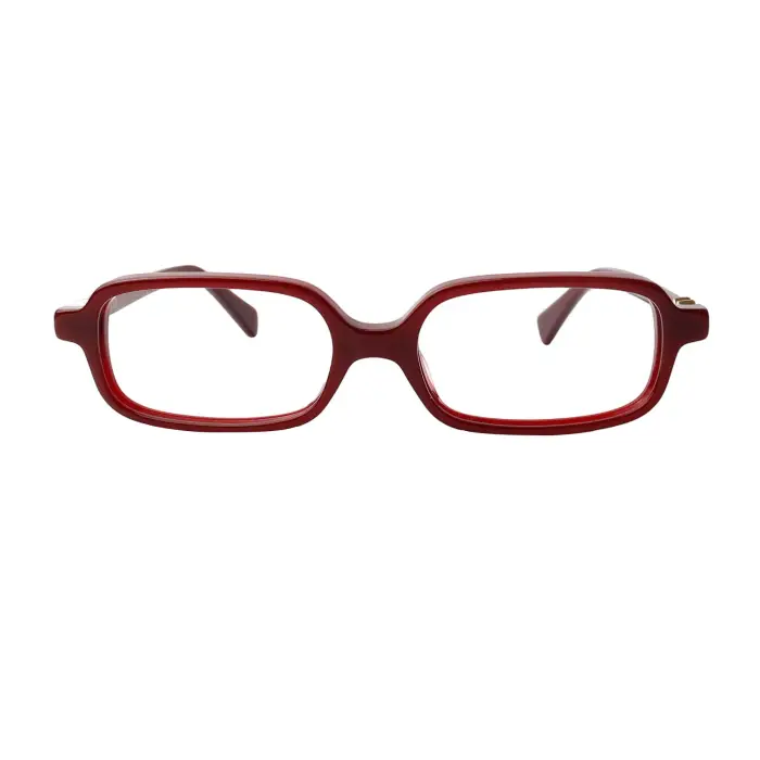 XLab Unisex Filicudi Montature da vista Acetato Rosa Squadrata Antiriflesso Antiriflesso