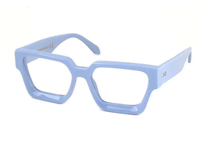 XLab Unisex Praslin fotocromatico Montature da vista Acetato Trasparente Marrone Squadrata Fotocromatiche