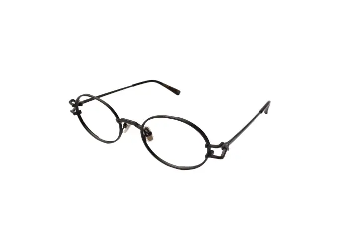 XLab Unisex S Domino Montature da vista Metallo Oro Rotonda Antiriflesso