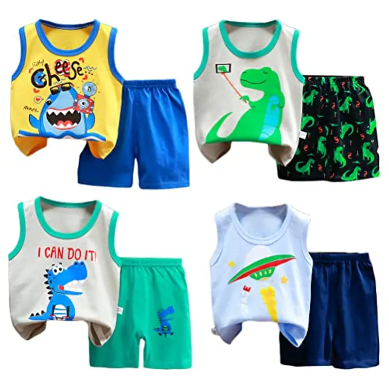 XM-Amigo Set Canotta e Shorts per Bambini, Età 2-3 Anni