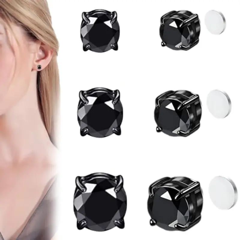 XOUDKE Orecchini Donna Nero 1597117