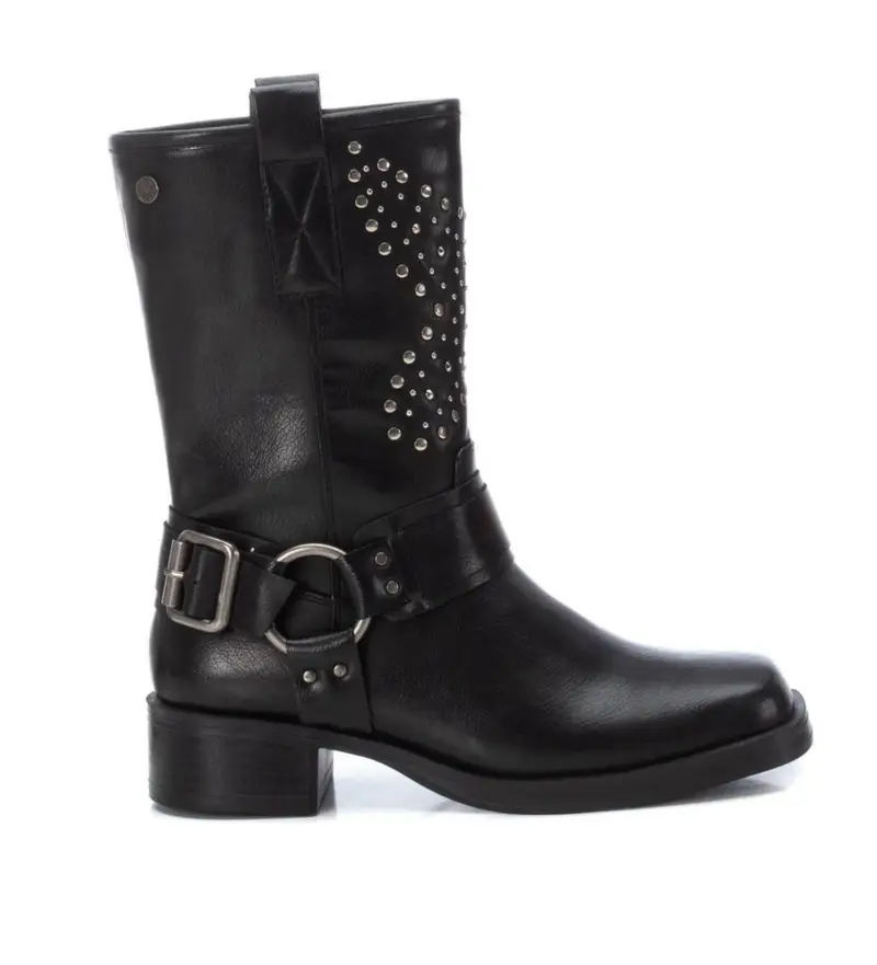 Xti per donna 14299903-NEGRO Stivali 142999 neri, Nero, 3 a 5cm, Cerniera, Casual Pelle