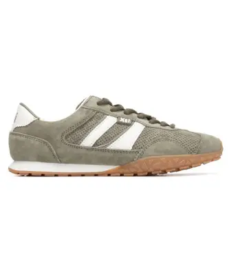 per donna 14505801-KAKI Sneakers 145058 verde (39), Basso, Crosta, Stringhe, Casual