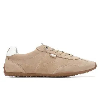 Xti per donna 14522103-TAUPE Sneakers 145221 tortora, Basso, Stringhe, Casual Pelle