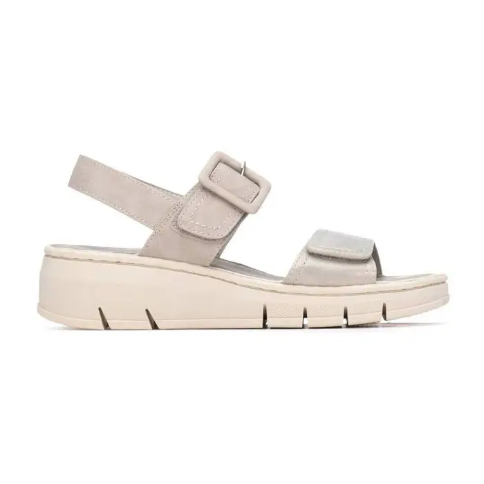 Xti per donna 14539601-PLATA Sandali argento 145396, 3 a 5cm, Fibbia, Casual, Sportivo