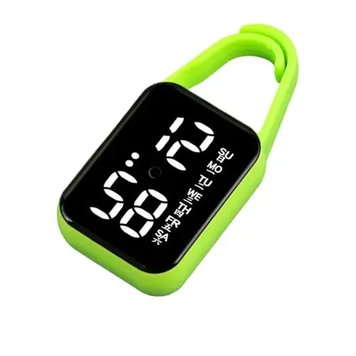 XuQiZZpp Orologio elettronico a LED da appendere, con luce notturna, impermeabile, touch digitale, per donne, uomini