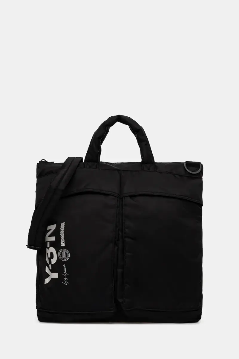 Y-3 borsetta x Neighborhood Padded colore nero JX0054