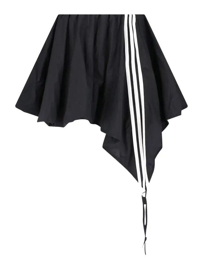 Y-3 Gonna mini asimmetrica Nero