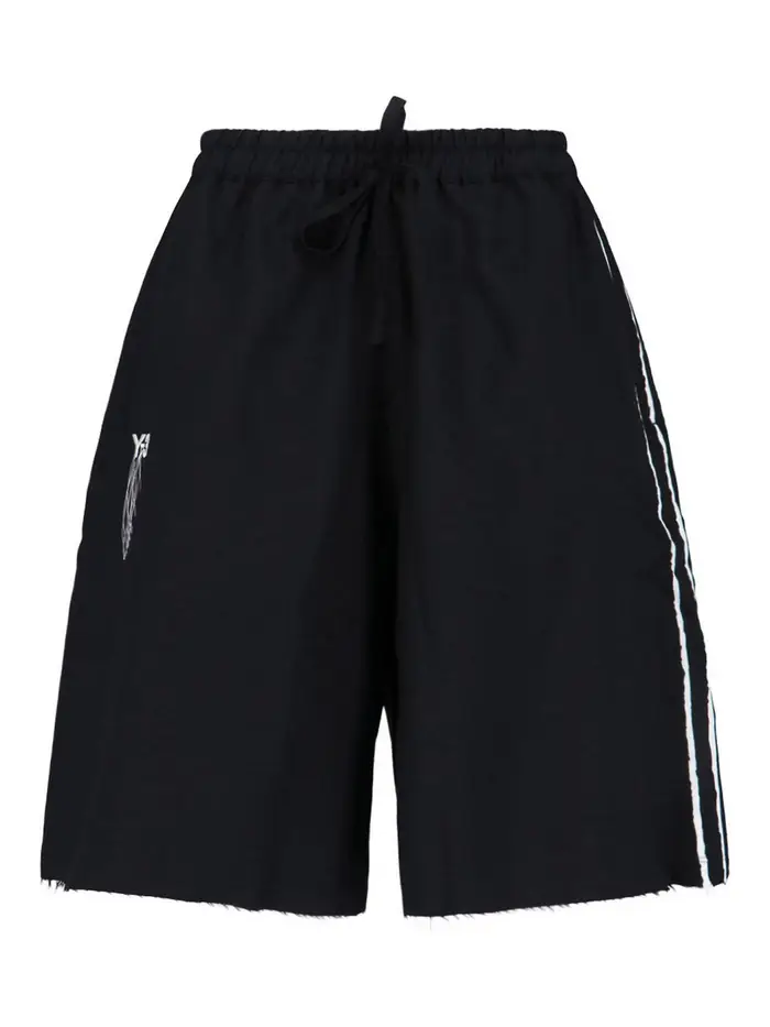 Y-3 Pantaloncini Sportivi Nero