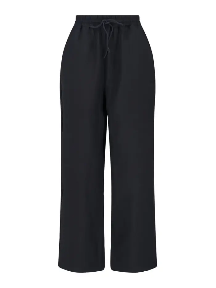 Y-3 Pantaloni Sportivi Logo Nero