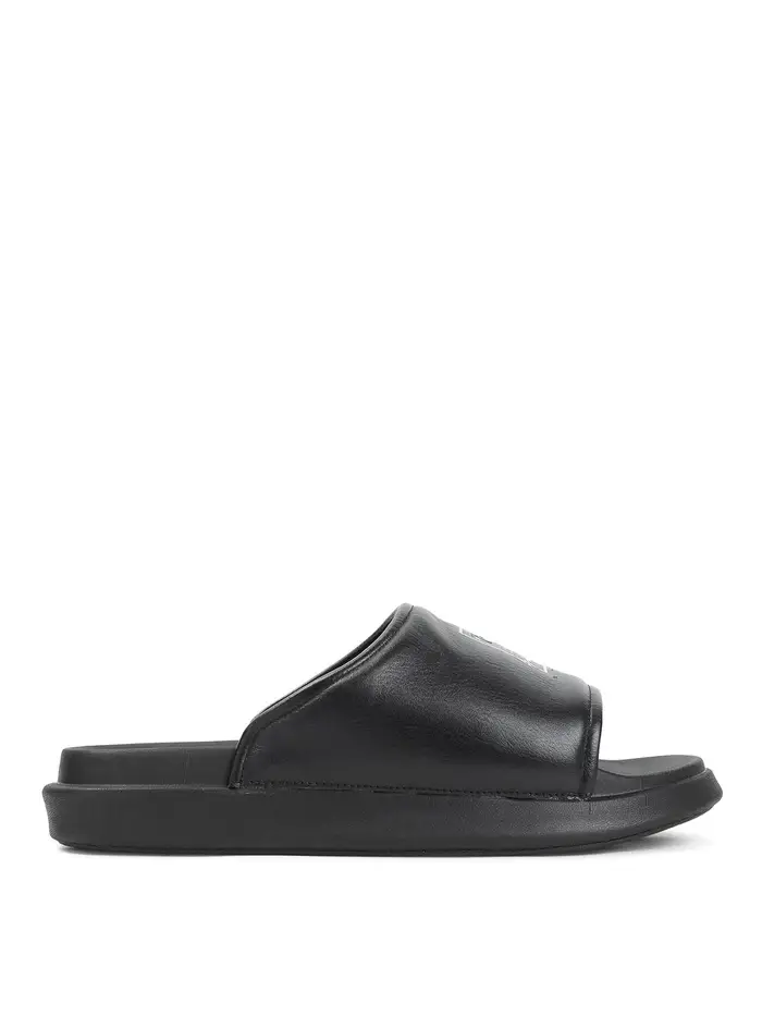 Y-3 Sandali di gomma Nero