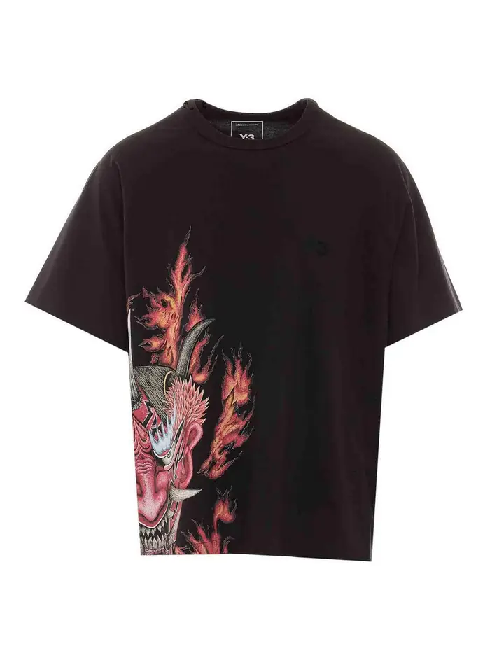Y-3 T-shirt adidas nera gtx ss Nero