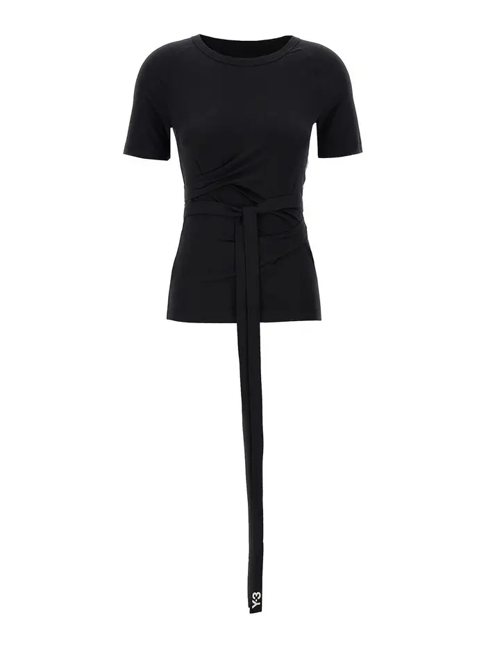 Y-3 T-shirt di Lyoncell Bianco