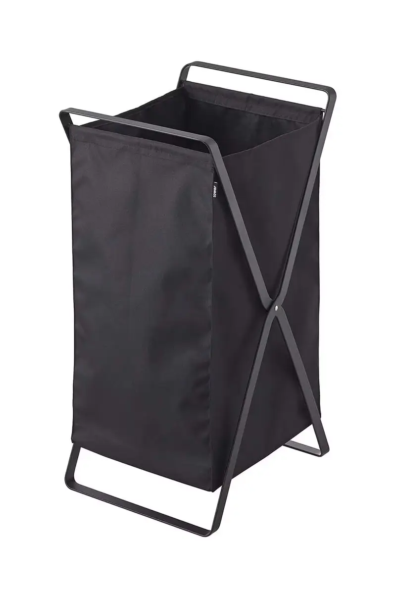 Yamazaki cesto della biancheria Tower Nero