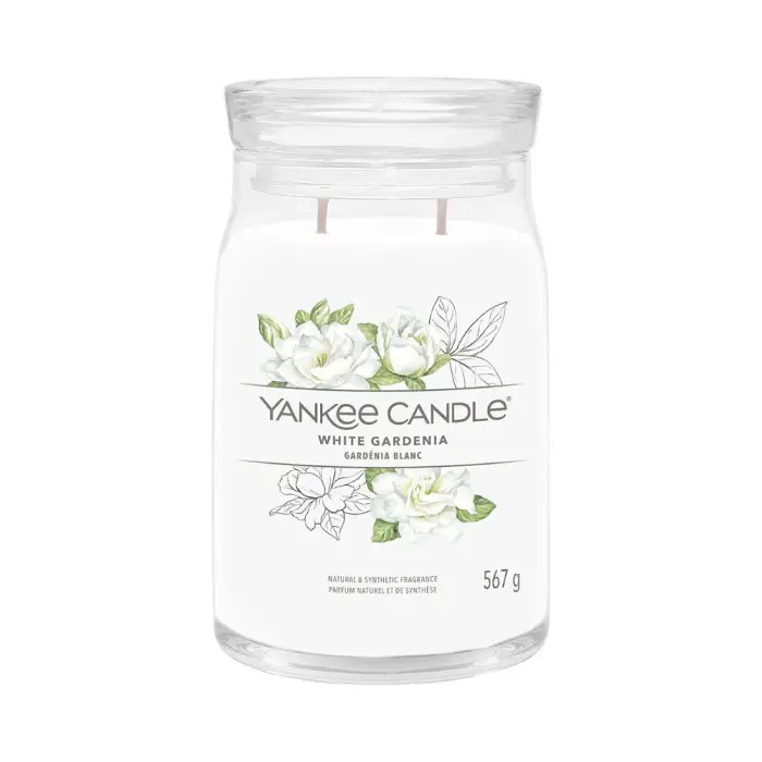 Yankee Candle Bianco Gardenia Signature candela- 567g