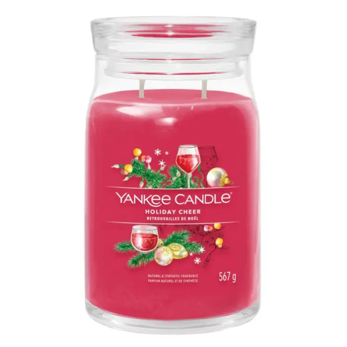 Yankee Candle Candela tumbler Holiday Cheer Signature - 567, 0 g