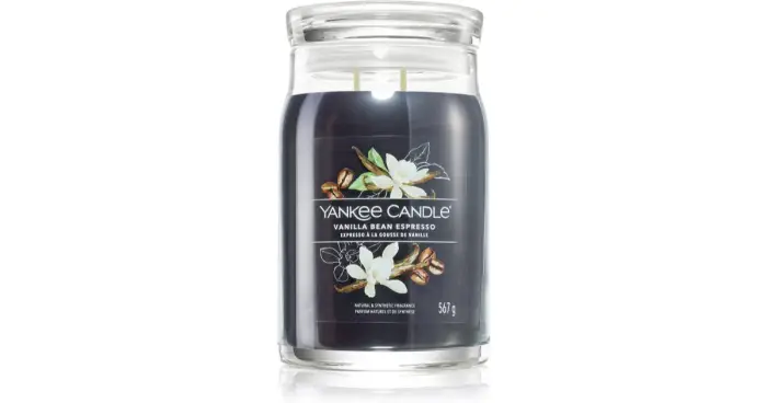 Yankee Candle Candela Vanilla Bean Espresso Signature (espresso con bacca di vaniglia) - 567g