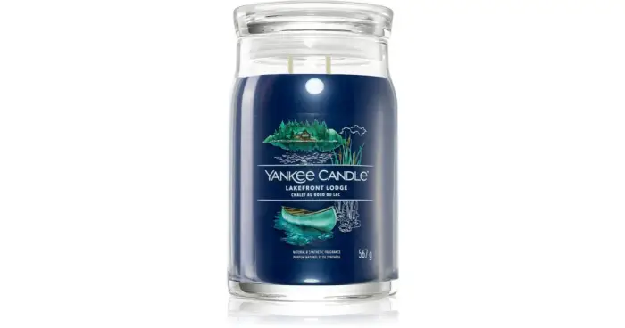 Yankee Candle Lakefront Lodge Signature Candela ( cottage sul lago ) - 567,0 g