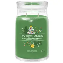 Yankee Candle Scintillante albero di Natale Signature (albero di Natale scintillante) - Candela profumata - 567 0 g